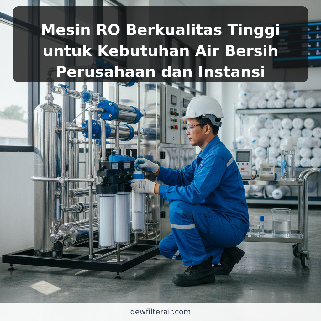 Mesin RO Berkualitas Tinggi untuk Kebutuhan Air Bersih Perusahaan dan Instansi