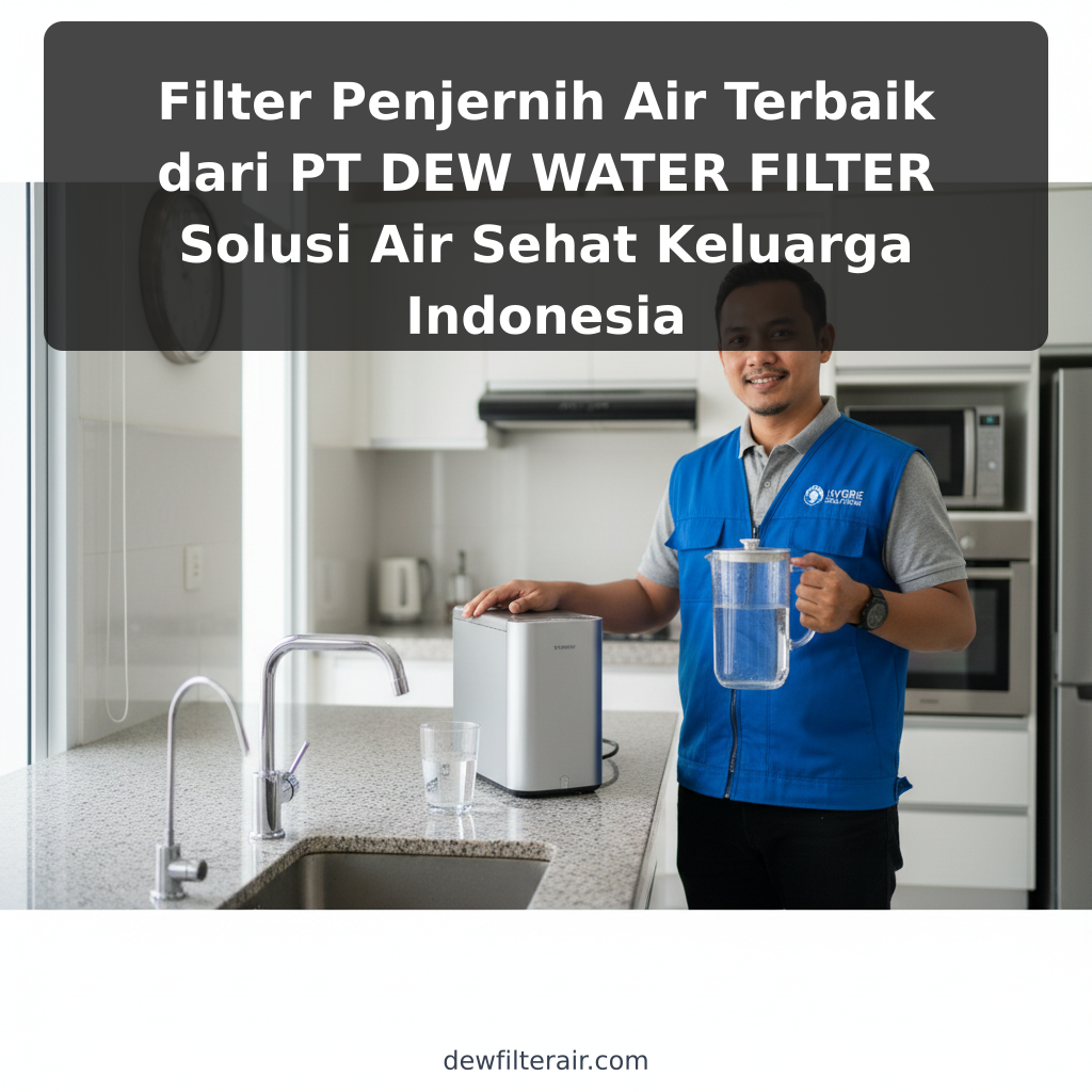 Filter Penjernih Air Terbaik dari PT DEW WATER FILTER Solusi Air Sehat Keluarga Indonesia