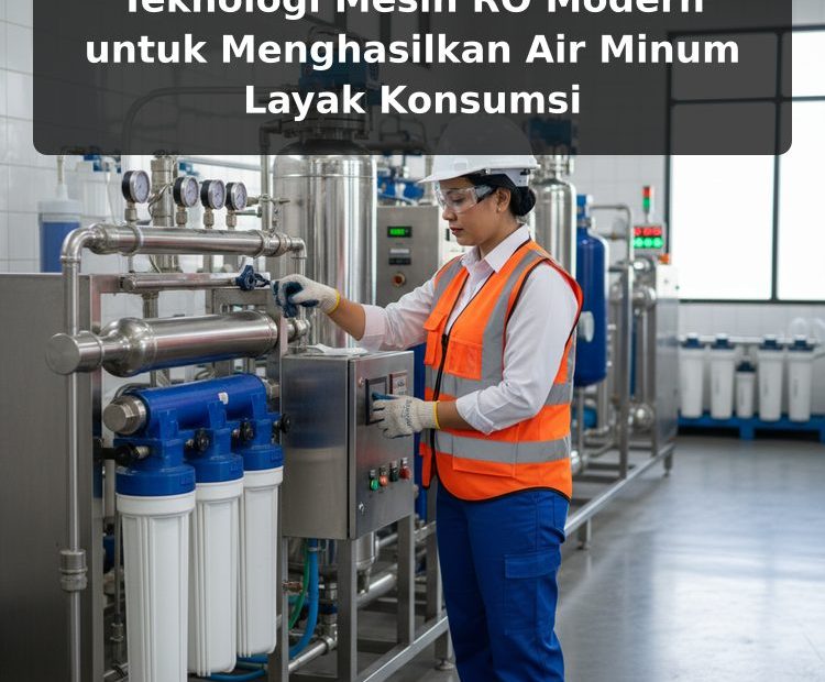 Teknologi Mesin RO Modern untuk Menghasilkan Air Minum Layak Konsumsi