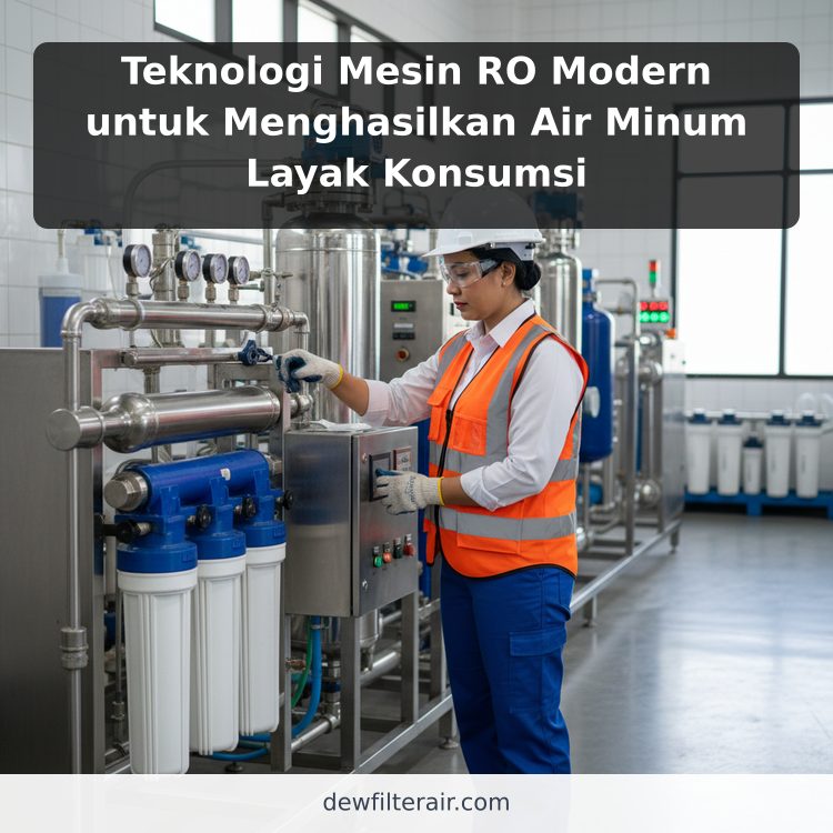 Teknologi Mesin RO Modern untuk Menghasilkan Air Minum Layak Konsumsi