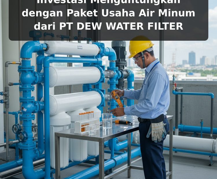 Investasi Menguntungkan dengan Paket Usaha Air Minum dari PT DEW WATER FILTER