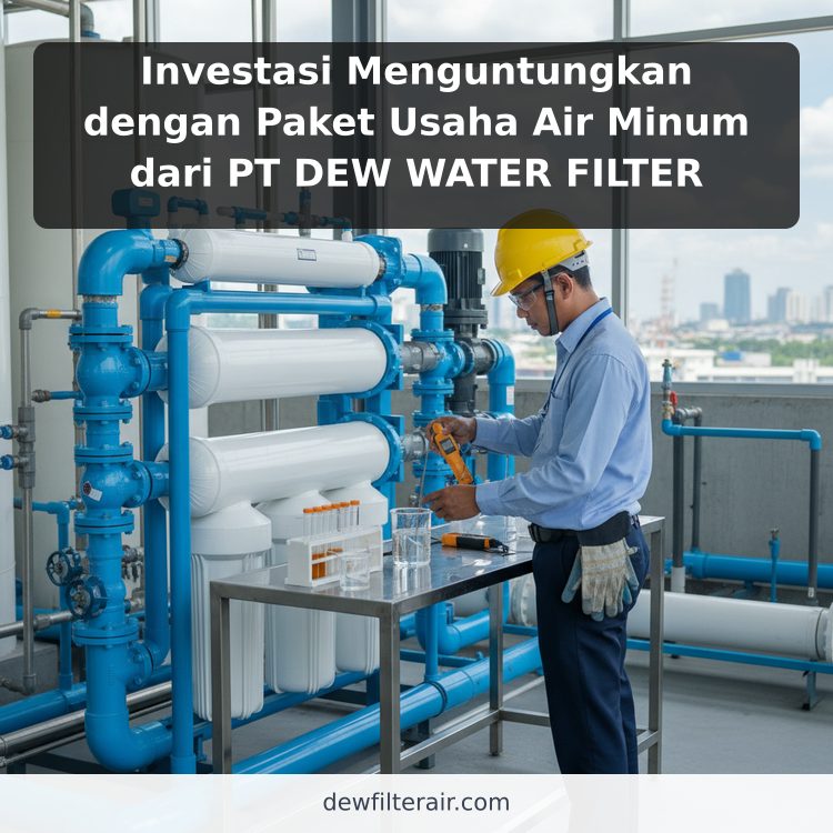 Investasi Menguntungkan dengan Paket Usaha Air Minum dari PT DEW WATER FILTER