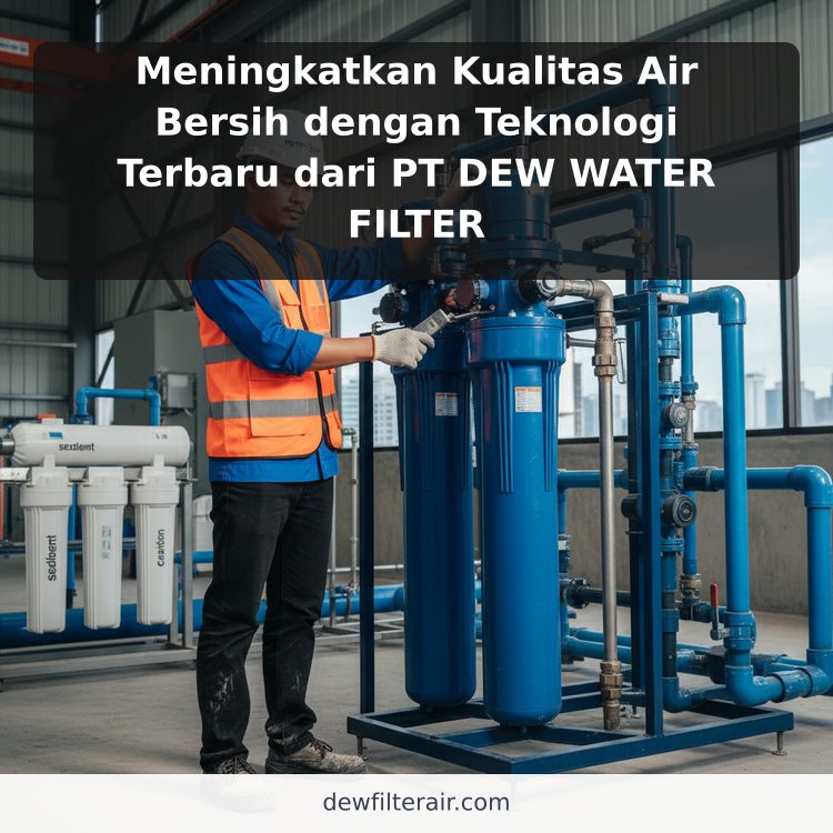 Meningkatkan Kualitas Air Bersih dengan Teknologi Terbaru dari PT DEW WATER FILTER