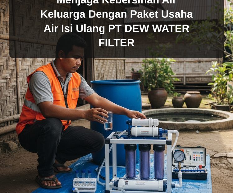 Menjaga Kebersihan Air Keluarga Dengan Paket Usaha Air Isi Ulang PT DEW WATER FILTER