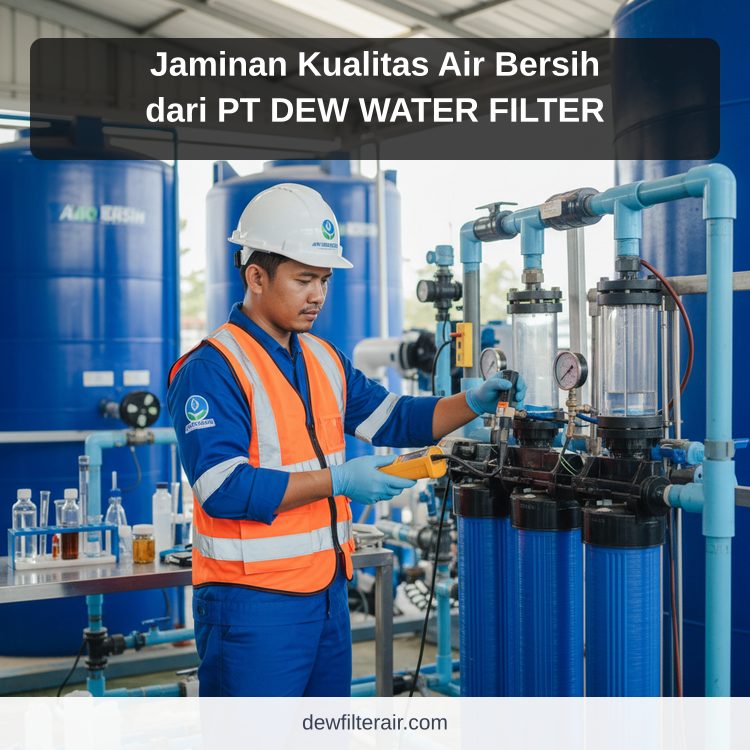 Jaminan Kualitas Air Bersih dari PT DEW WATER FILTER