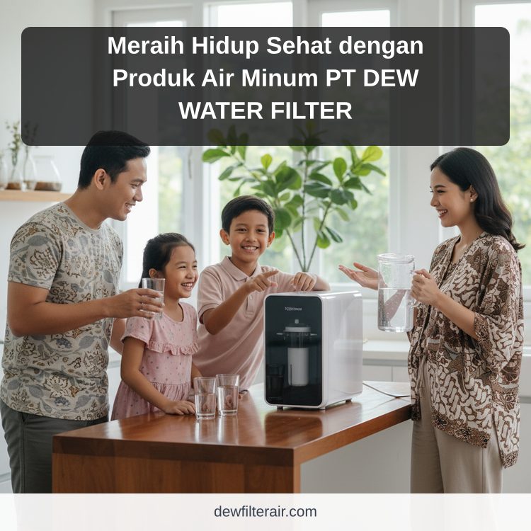 Meraih Hidup Sehat dengan Produk Air Minum PT DEW WATER FILTER