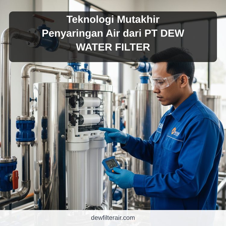 Teknologi Mutakhir Penyaringan Air dari PT DEW WATER FILTER