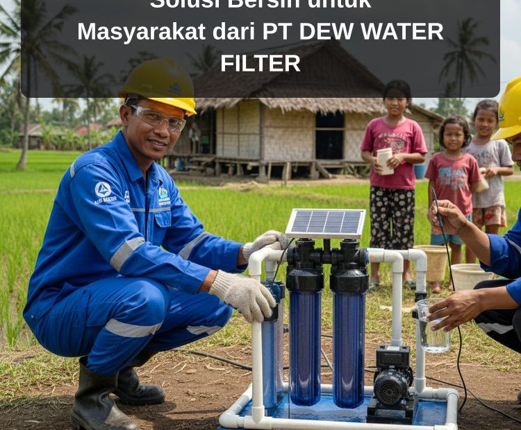 Solusi Bersih untuk Masyarakat dari PT DEW WATER FILTER