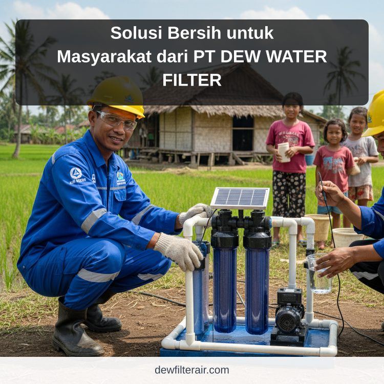 Solusi Bersih untuk Masyarakat dari PT DEW WATER FILTER