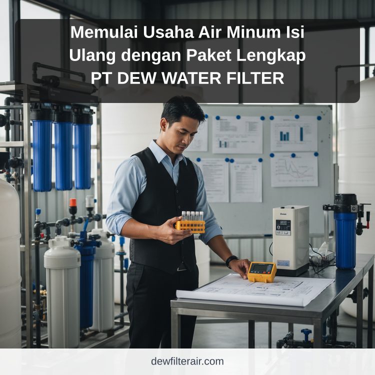 Memulai Usaha Air Minum Isi Ulang dengan Paket Lengkap PT DEW WATER FILTER