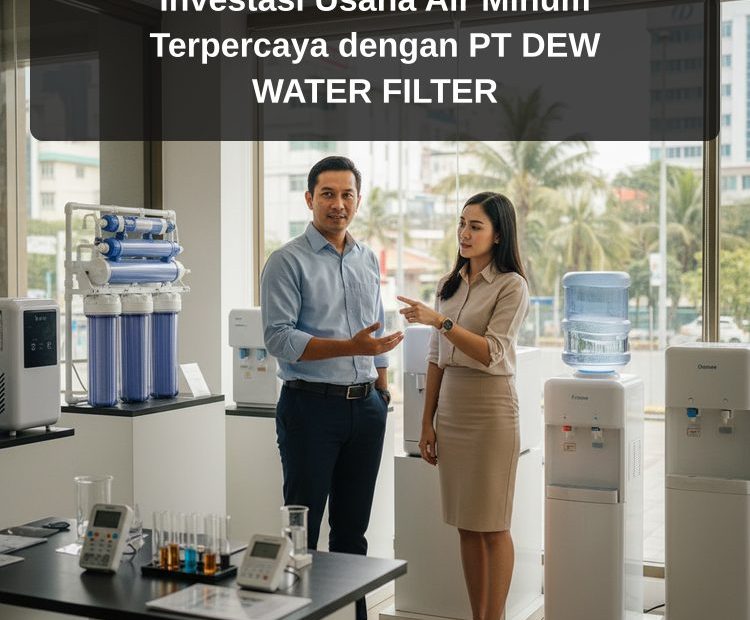 Investasi Usaha Air Minum Terpercaya dengan PT DEW WATER FILTER