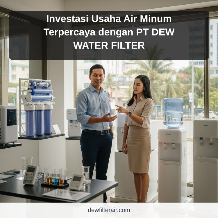 Investasi Usaha Air Minum Terpercaya dengan PT DEW WATER FILTER