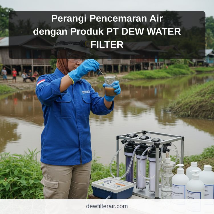 Perangi Pencemaran Air dengan Produk PT DEW WATER FILTER