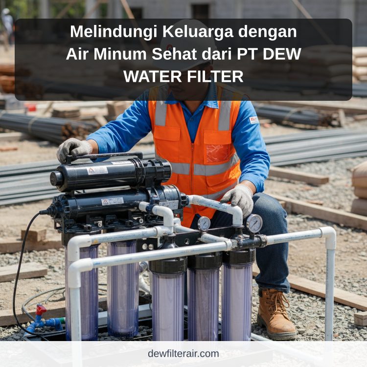 Melindungi Keluarga dengan Air Minum Sehat dari PT DEW WATER FILTER