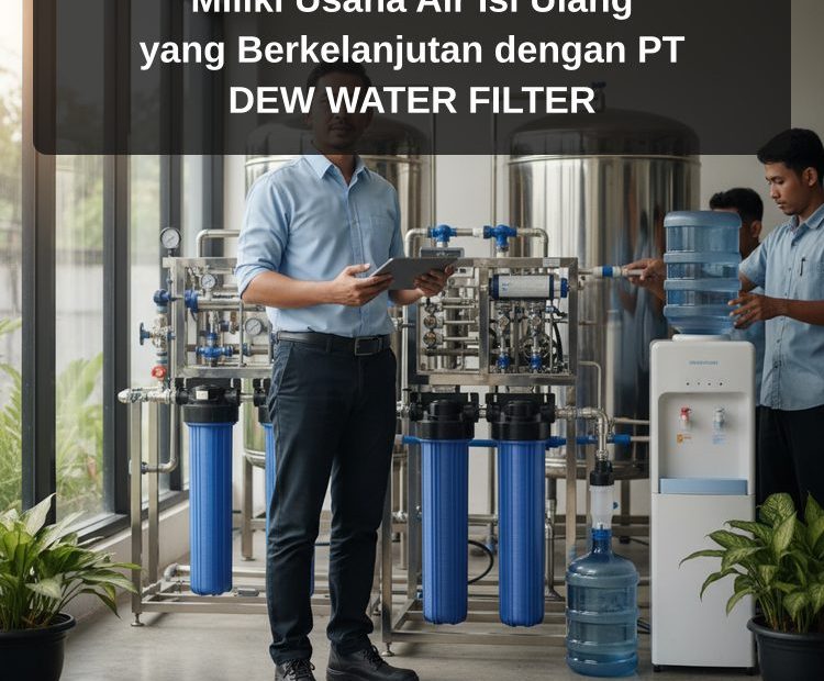 harga filter penjernih air - Miliki Usaha Air Isi Ulang yang Berkelanjutan dengan PT DEW WATER FILTER