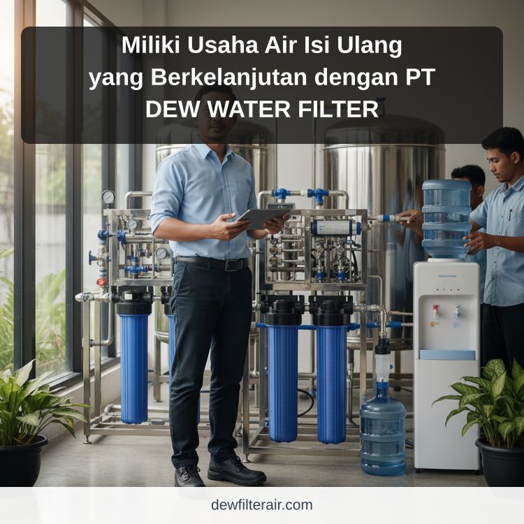 harga filter penjernih air - Miliki Usaha Air Isi Ulang yang Berkelanjutan dengan PT DEW WATER FILTER